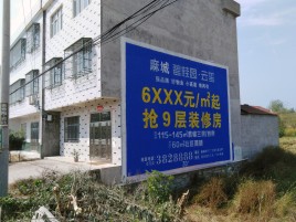 张家港墙体广告质量分析
